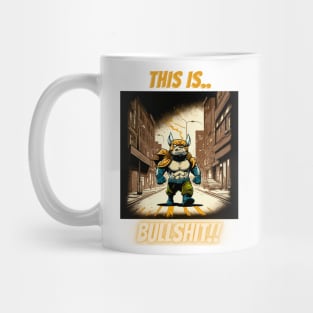 This Is Bullshit, Superhero Bulldog On Patrol Mug